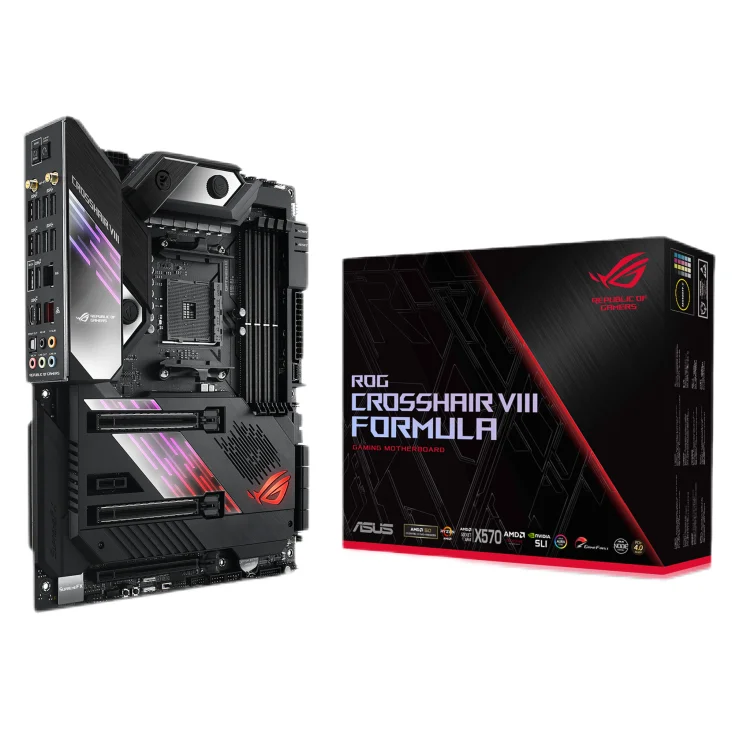 For ASUS ROG CROSSHAIR VIII FORMULA (C8F) ddr4 support cpu amd X570 main board Asus desktop computer gaming motherboard