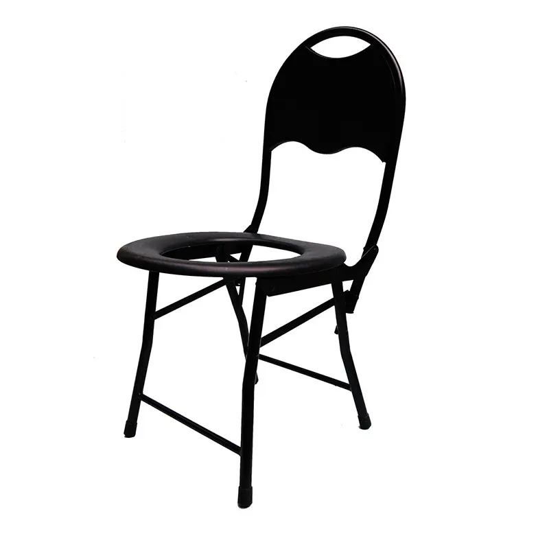bedside folding aluminum plastic shower Stainless steel toilet chair hygiene for elderly with bedpan