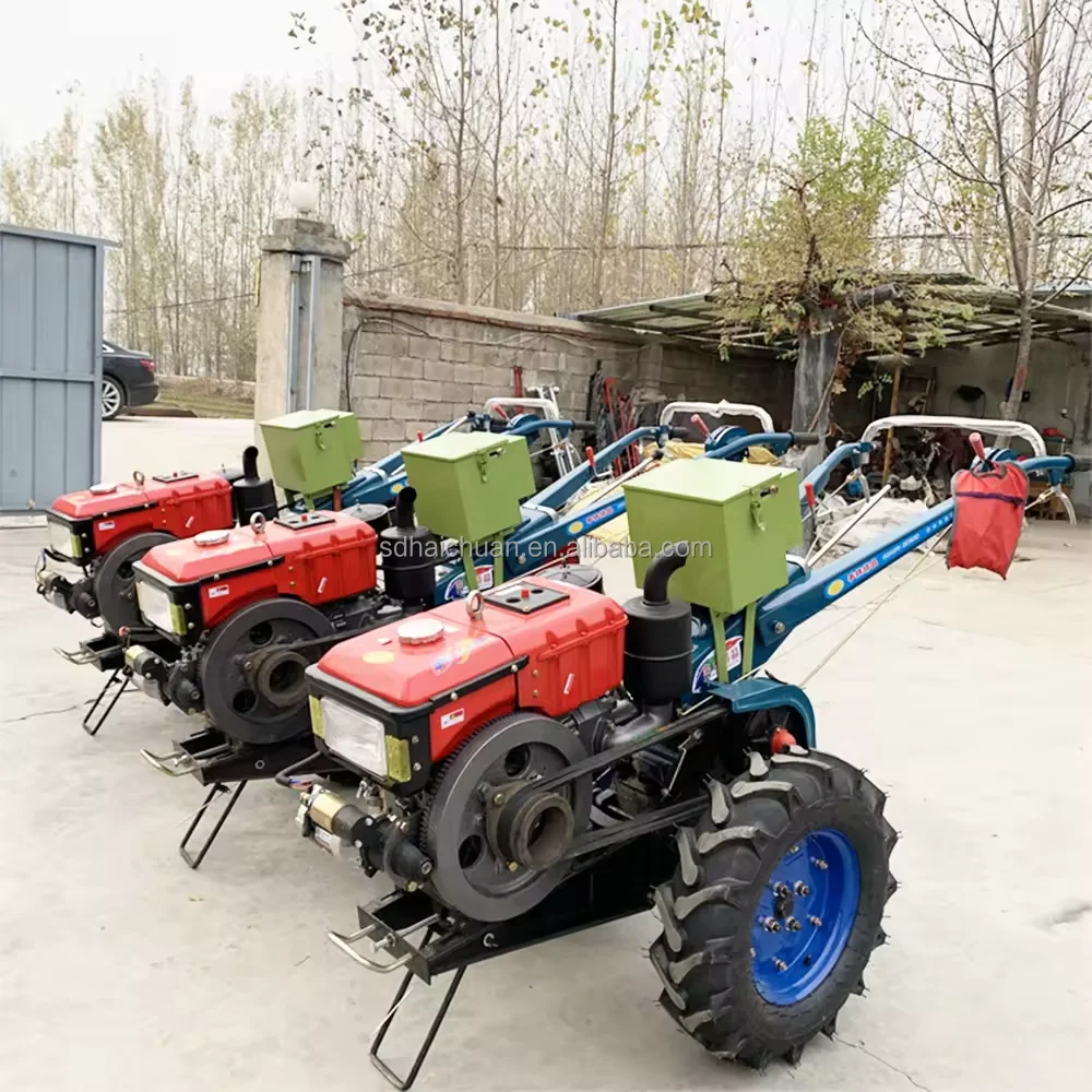 China Best Selling 10HP Mini 2X2 2wheel Diesel Engine Small Walking Tractor Used Farm Agriculture Garden with CE and EPA
