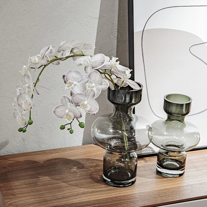High Quality Home Decor Nordic Simple Handmade Glass Vase Hydroponics Vase Glass For The Dining Room