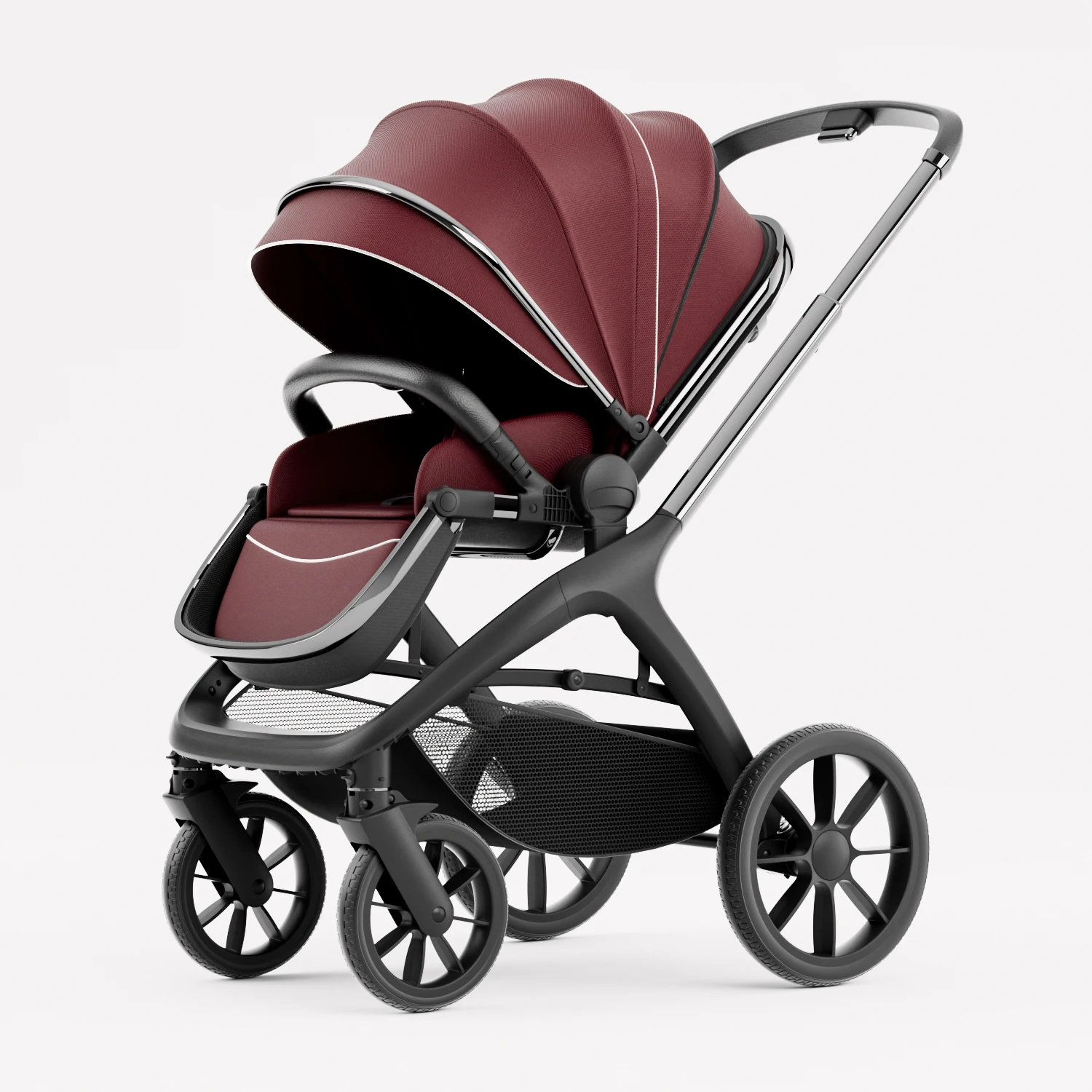 New Product Hot Sale High Quality Foldable Baby Pram Travel Baby Strollers Set Luxury 4 In 1 Baby Stroller For 0-3 Years