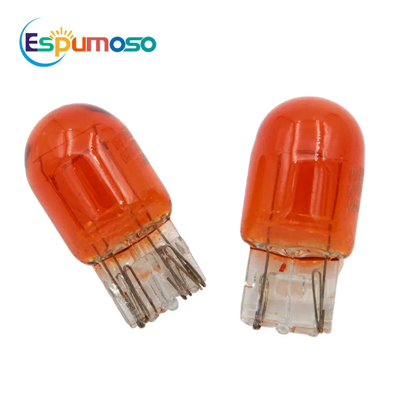 Halogen T20 1156 1157 BA15S Bulb 12V 21W T5 T10 S25 Accessory Clear Glass for Universal Autos Turn Signal Brake Backup Light