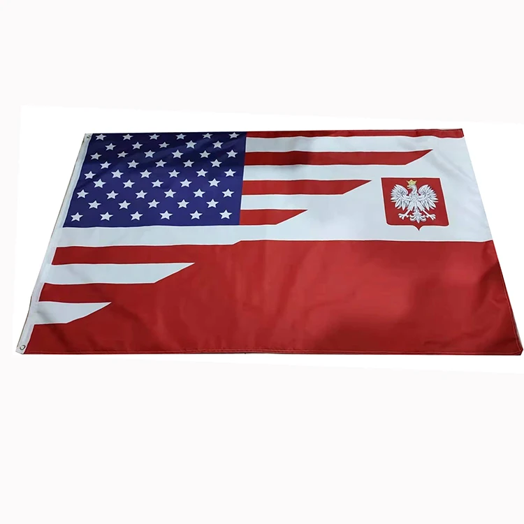 Kingson Top Quality Low Moq Design Promotional Advertise Polyester Banner Flag Cheap Large Custom Flag 3x5Ft