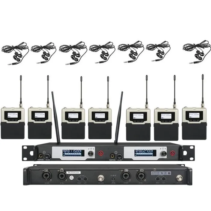 PSM9800 1 Transmitter 7 Receivers wireless in ear monitor system for stage