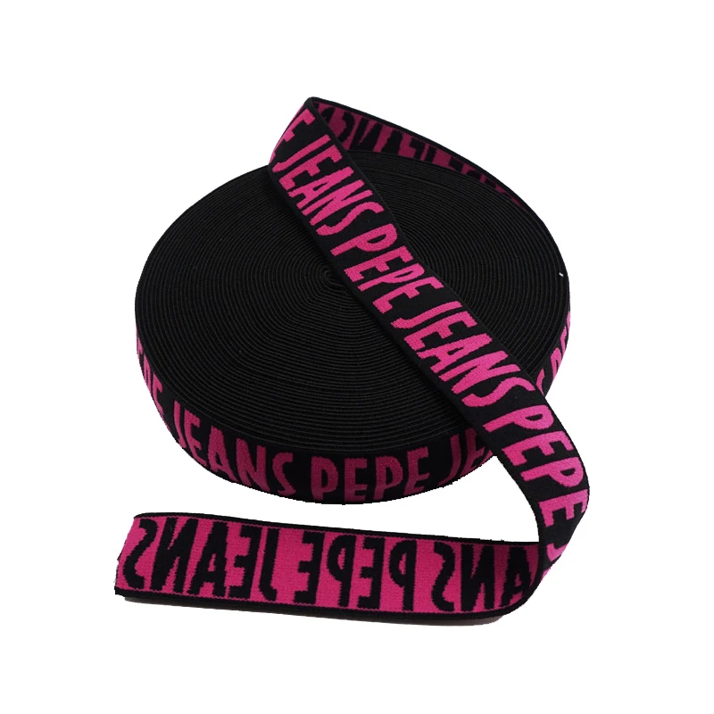 Wholesale high quality elastic nylon elastic webbing custom woven ribbon webbing strap band for underwear