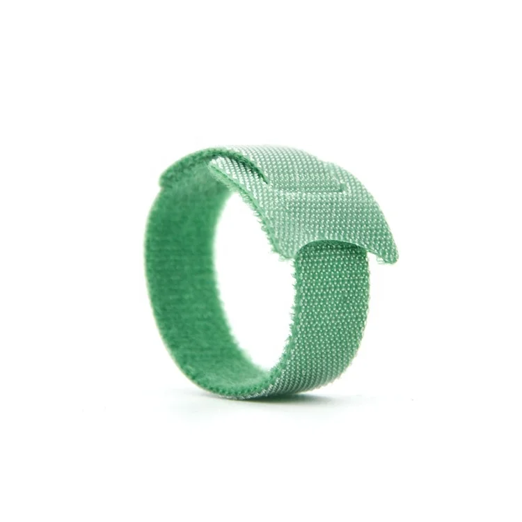 Factory Direct Sale Back to Back Cable Tie Hook Loop Cable Strap Wires Fastener Colorful Reusable