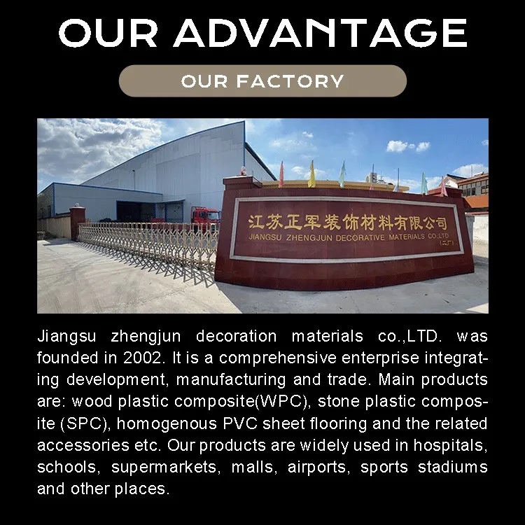 Indoor Usage WPC decking Commercial Floor Wood Design Click Pvc Flooring