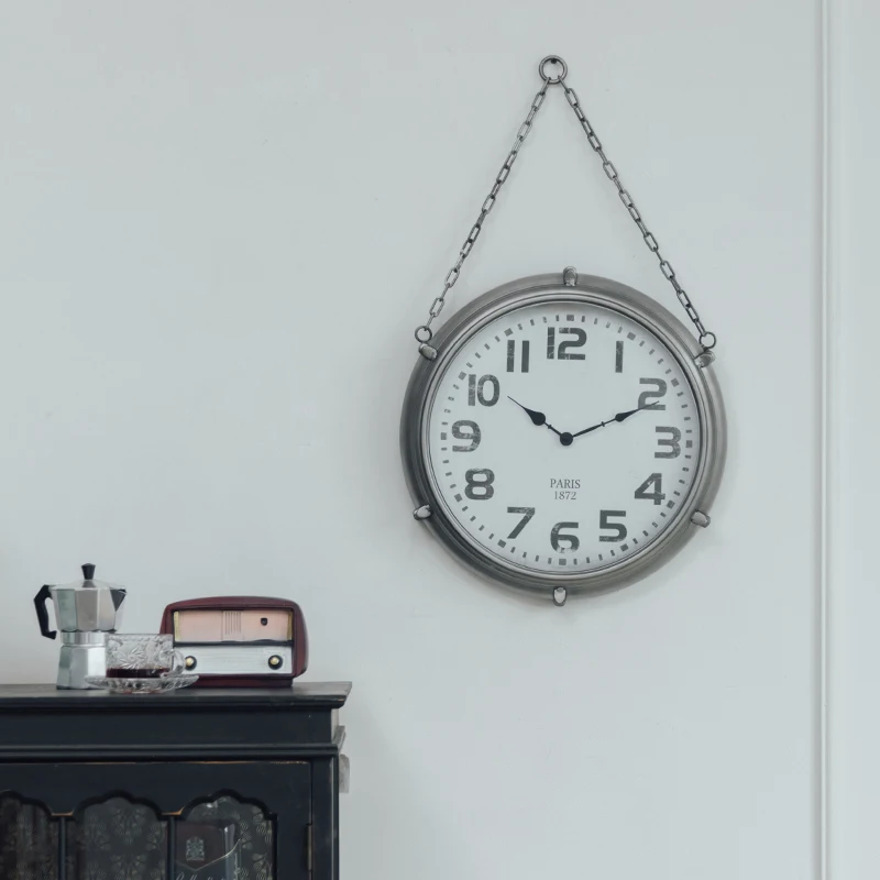 Hot sale Simple Round Design Ship door wall clock ,wrist wall clock modern large wall clock