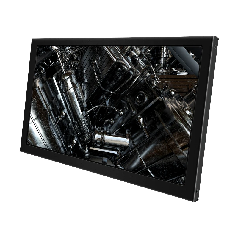 16 / 15.6 inch wall mounted metal snap Embedded square IPS 2K HD screen HMI VGA TFT industrial panel PC Wholesale price