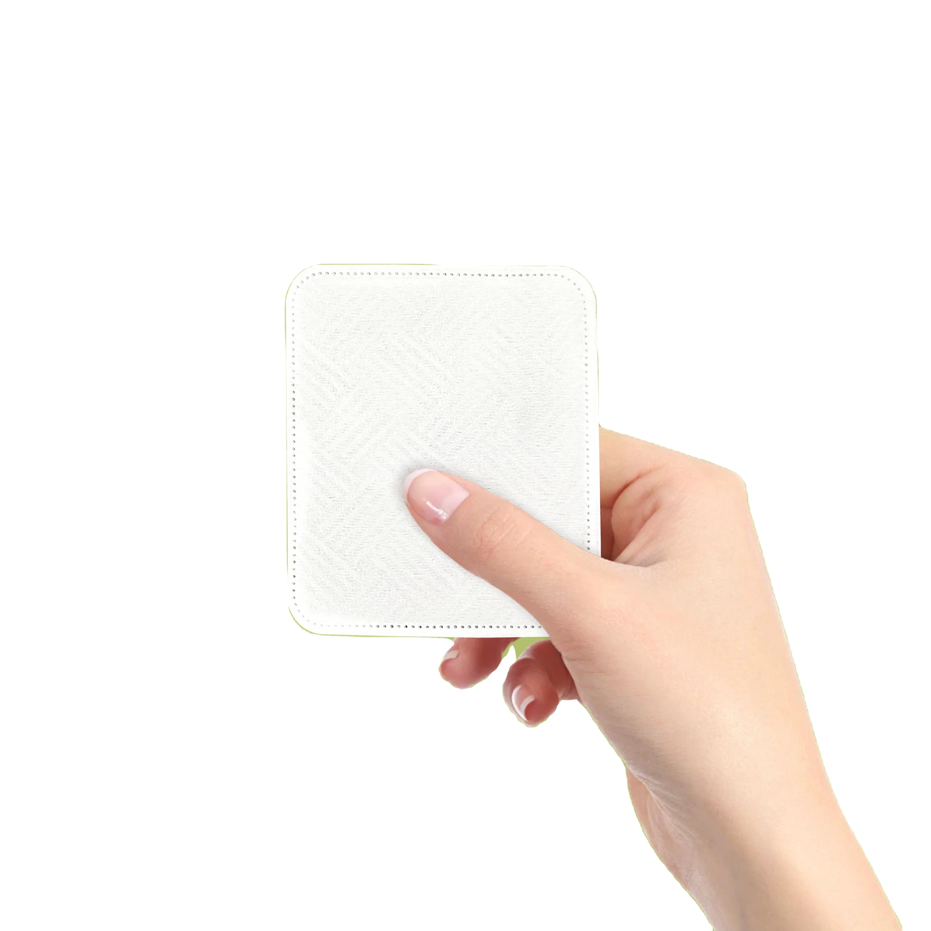 Hot Selling Custom Logo Disposable Stripe Pattern Makeup Remover Cotton Pad Organic Bamboo Washable Face Cleaner