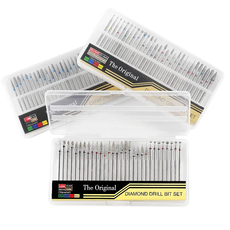 30 шт. набор алмазных насадок для ногтей