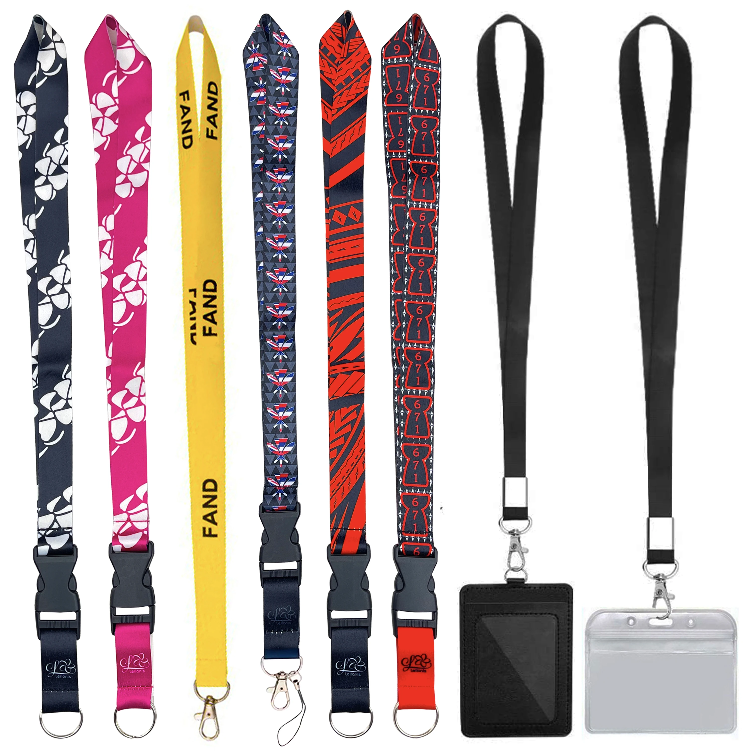 Manufacturer Personalizado Neck Jacquard Plain Blank Nylon Sublimation Printed Custom Logo Polyester Lanyards With Logo Custom