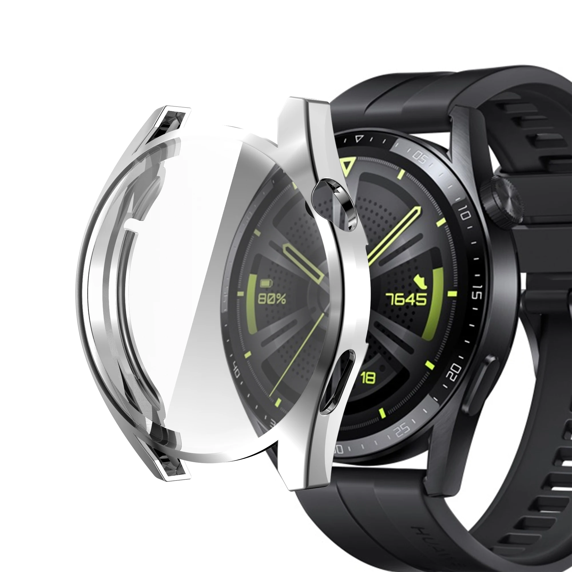 Smart watch accessories 46mm tpu all-around screen protection scratch resistant case for huawei GT3