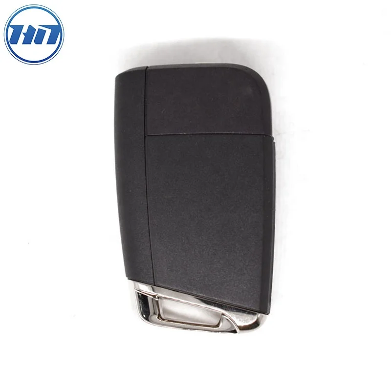 Genuine Semi-Intelligent Flip Remote Car Key For Golf MK7 3 Button ASK 434MHz MEGAMOS 49 chip Car Key Blanks CMIIT 2015DJ1678