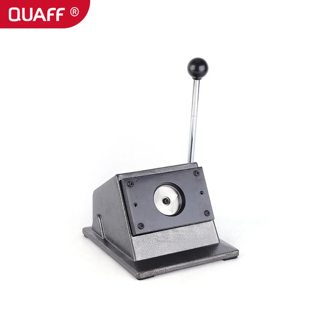 QUAFF button badge cutting machine 25mm 32mm 37mm 58mm 75mm High quality pin custom button badge for promotion
