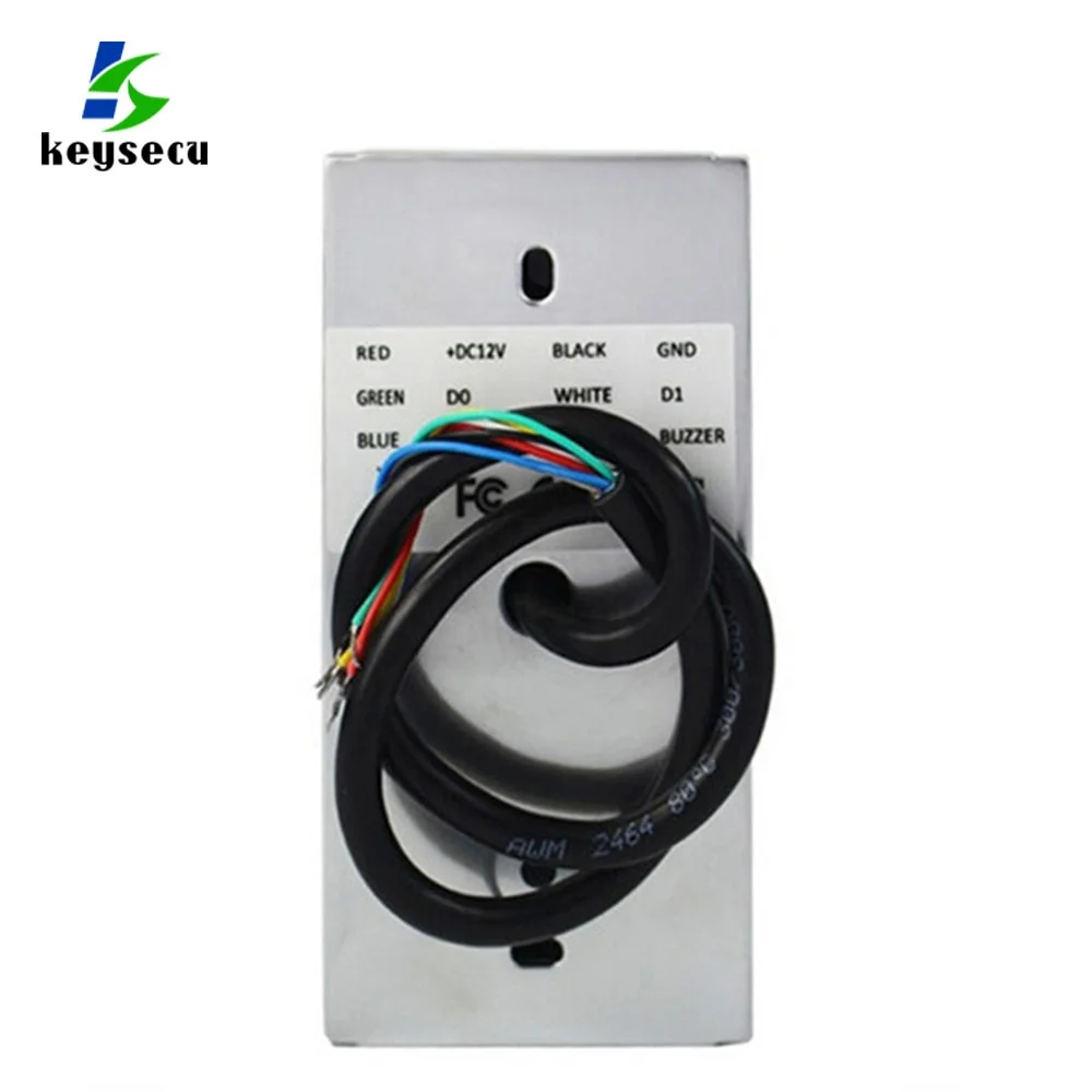 Keysecu New Design Waterproof Metal Case 125khz rfid tag reader