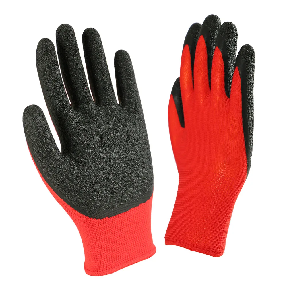 Men Industrial Grip Heavy Duty Safety Hand Latex Wholesale Construction Rubber Garden gloves & Protective Gear Working gloves