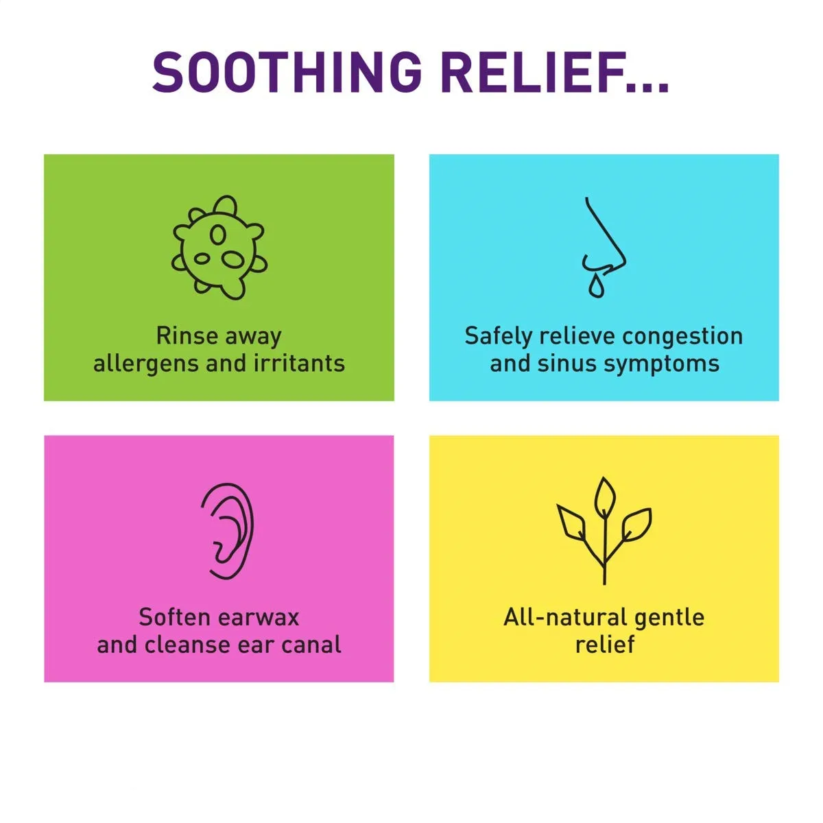 Portable Ear Canal Cleaner for Newborn Medical Grade Silicone Three Holes Spray Ear Washer Ear Syringe Baby