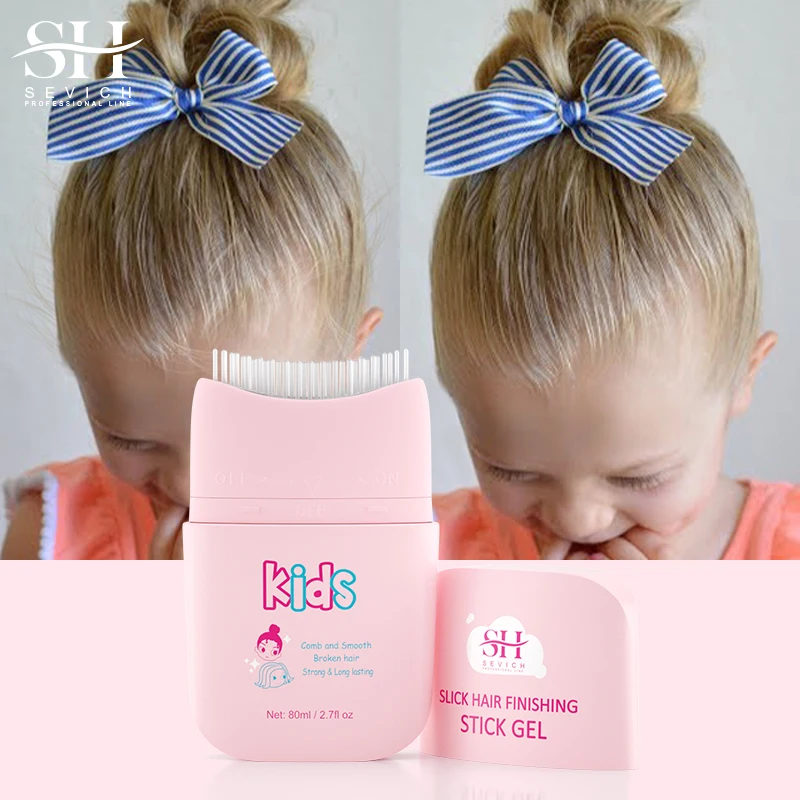 Customized for Child Black Hair Dye Customized Small And Cute Non Greasy Smooth Styling Hair Wax Gel With Comb