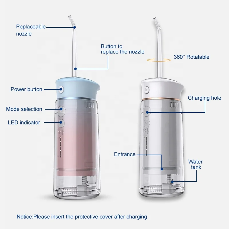 Custom Water Flosser Oem/Odm Teeth Oral Hygiene Rechargeable Cordless Ipx7 New Mini Oral Irrigator For Dental Teeth Spa