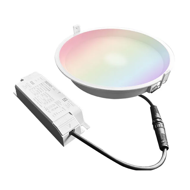 PL-R Recessed Ceiling Led Downlight Lamp Recessed Indoor Hotel Home 7W 12W 18W 24W 32W Smart Led Down Light 1800-6500k Dimming