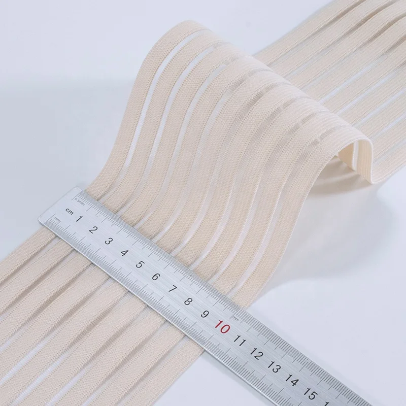 Good quality knitted elastic rubber band soft wide waistband elastic for medical sports wrap bandage