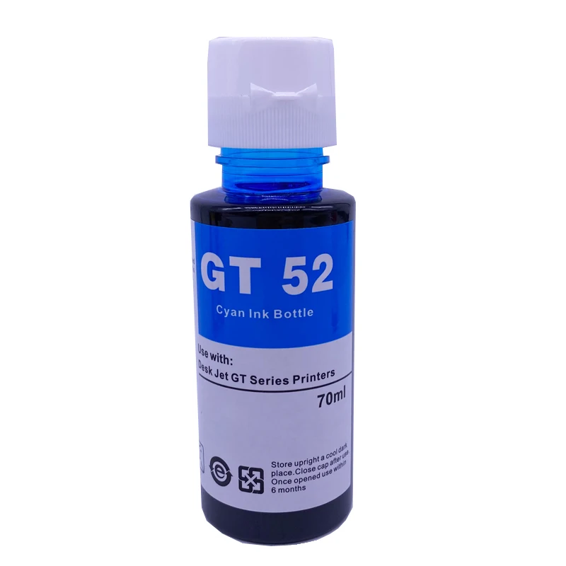 New 135ml GT53 70ml GT52 Refill Dye Ink Compatible For HP GT5810 GT5820 GT5822 GT 5810 5820 5822 Inkjet Printer Ink