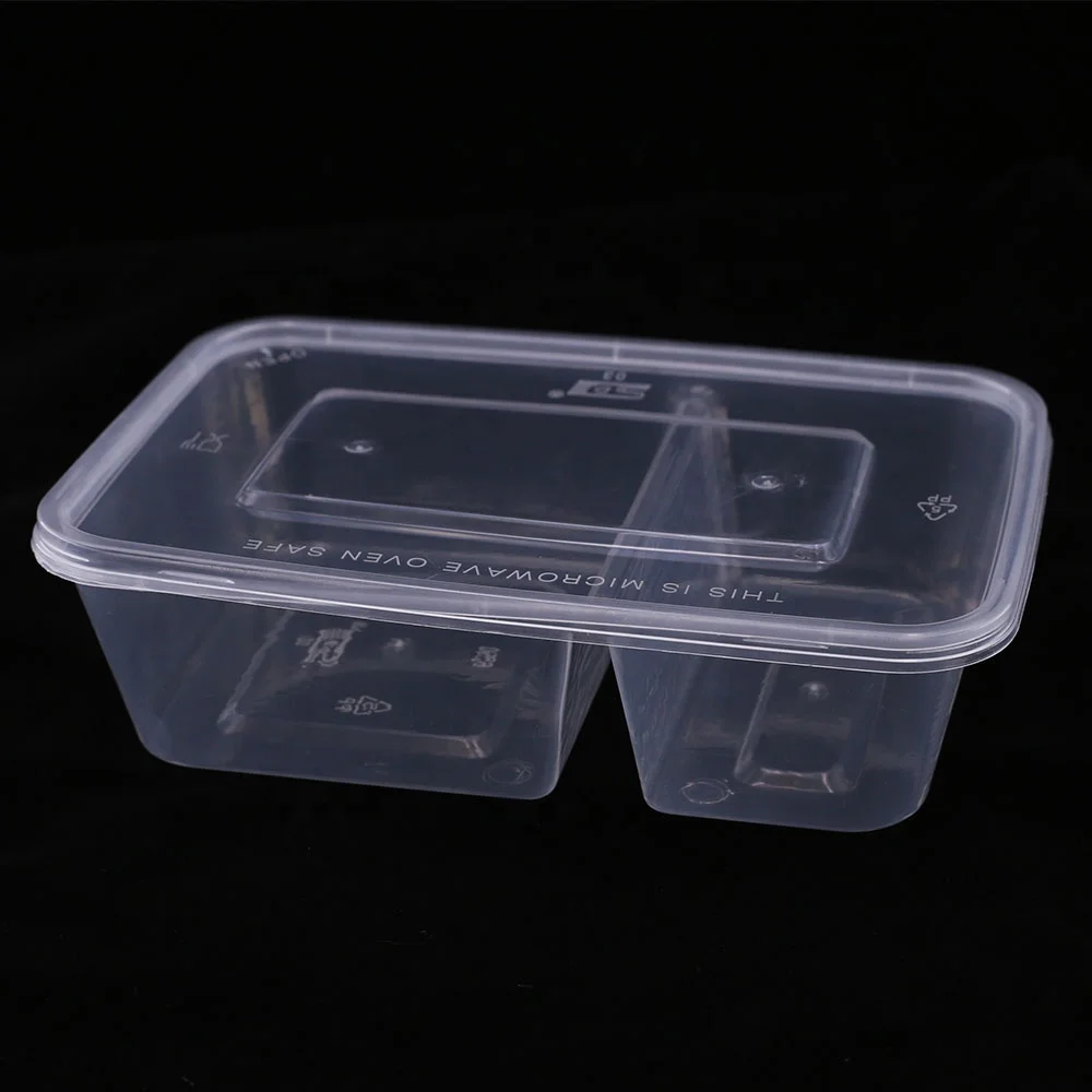 Hot selling compartment  plastic take away food containers tiffin box bento lunch for food restaurant