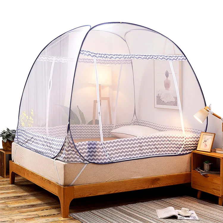 Pop Up Netting Tent Breathable Kids Bed Mosquito Net Home Decor Mosquito Net Single Door Installation