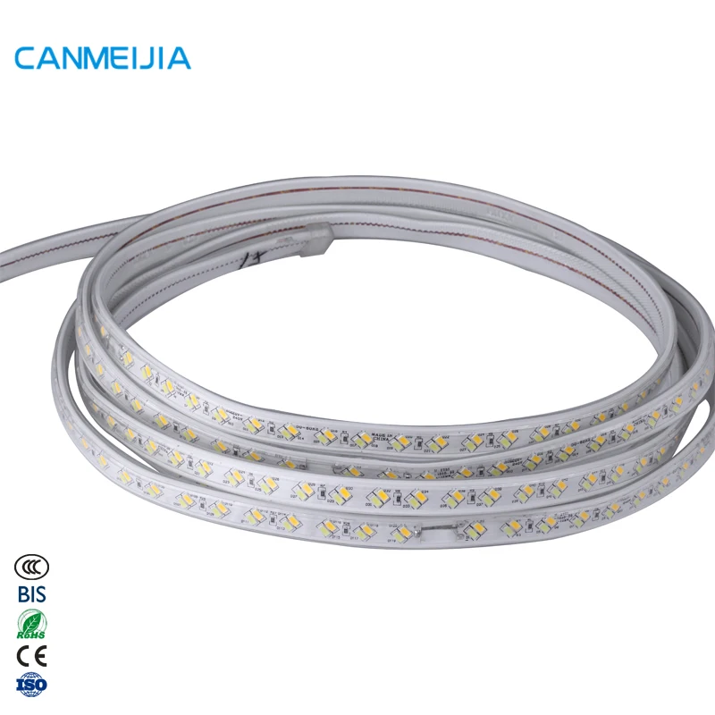  SMD 5730 Двухрядные 120 фишек/м Гибкие светодиодные ленты изменяющимся цветом светодиодными лампами лента клейкая De Luces Светодиодные полосы фонари в