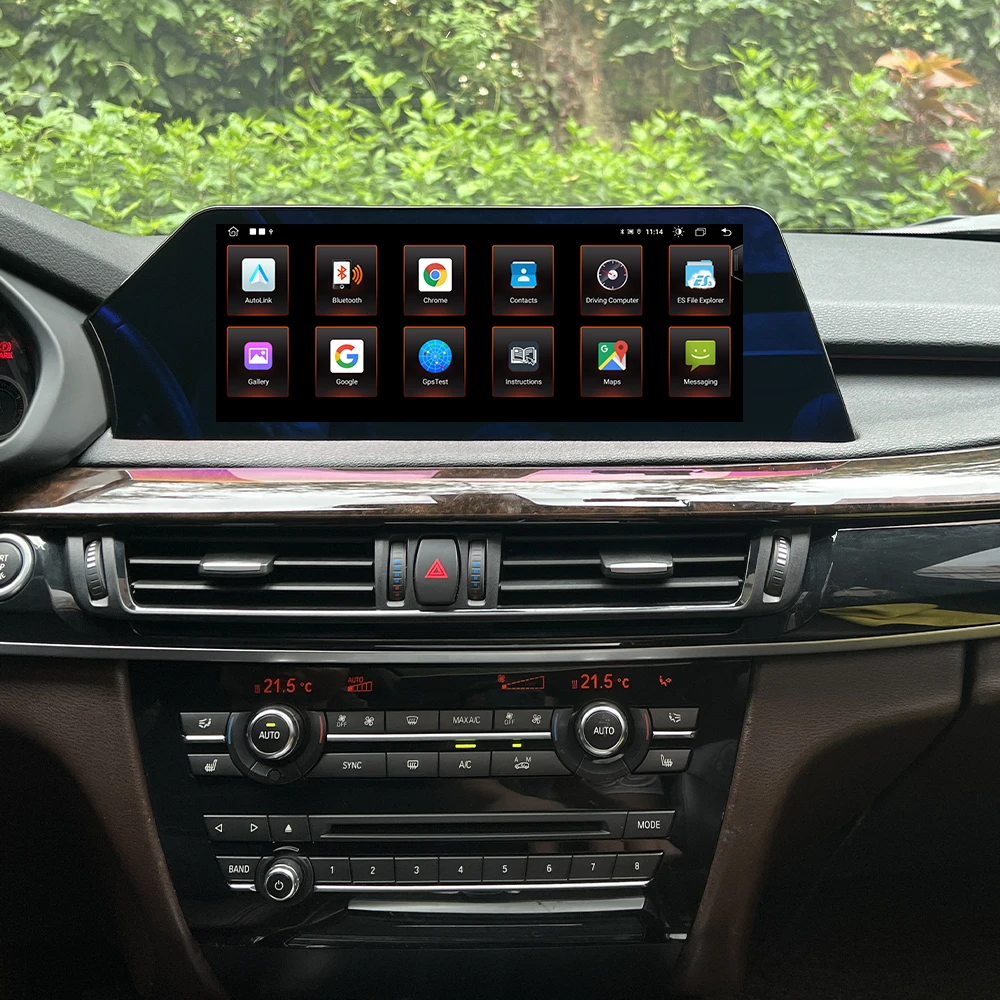 12.3'Carplay For Bmw X5 X6 F15 2014-2018 Android 13 GPS navi Multimedia Player Wireless Car Radio Head Unit HD Blu-ray Screen