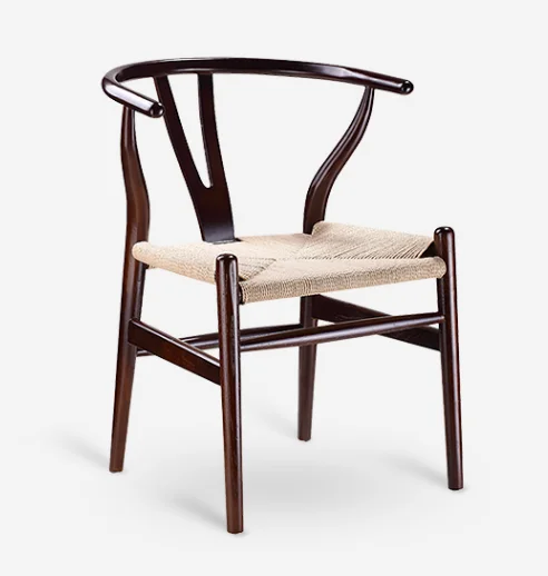 Simple Design Restaurant Furniture Wooden Dining Chair Creative Y shape Chair Wishbone Chair