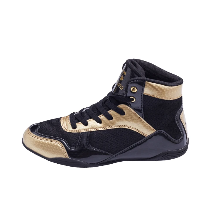 Wholesale Woosung Breathable Professional Boxing Wrestling Shoes