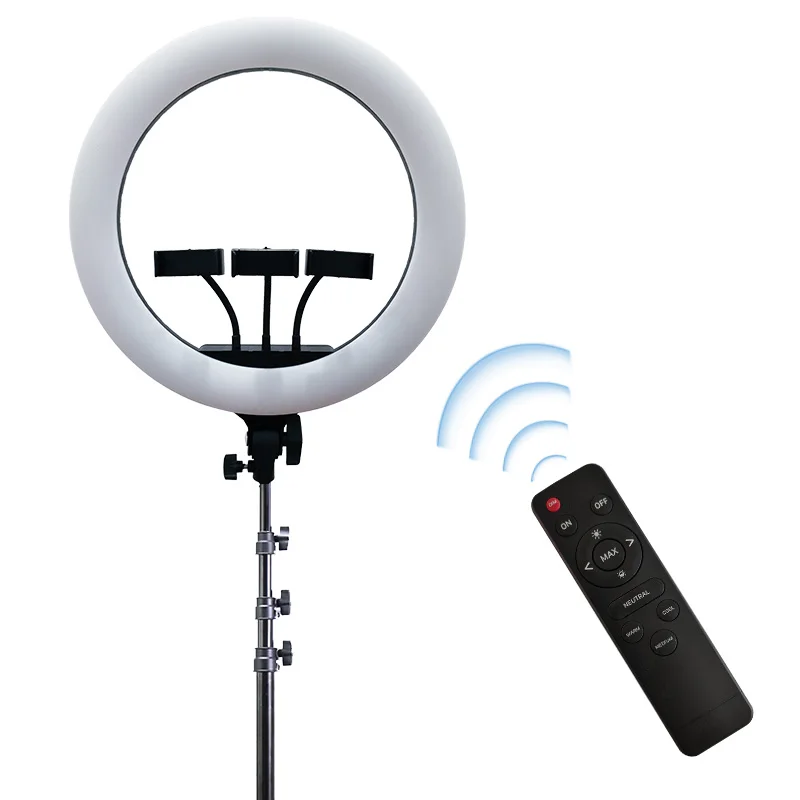 Original Design Rl-18 Rl-21 18 21 Inch Ring Light 45cm 54cm Led Ringlight 2.1m Tripod Stand Remote