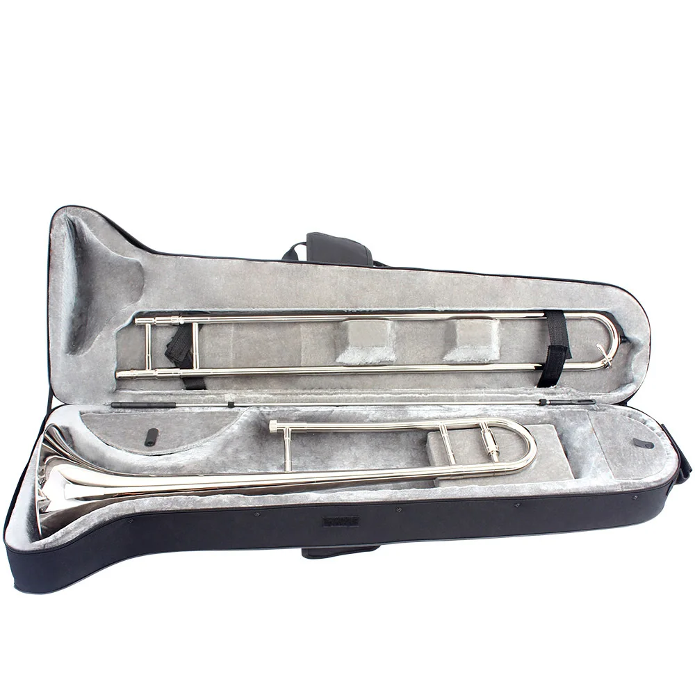 Плоский тенор инструмент для тромбона латунный материал тянуть трубку профессиональная лента тестовая трубка начинающих