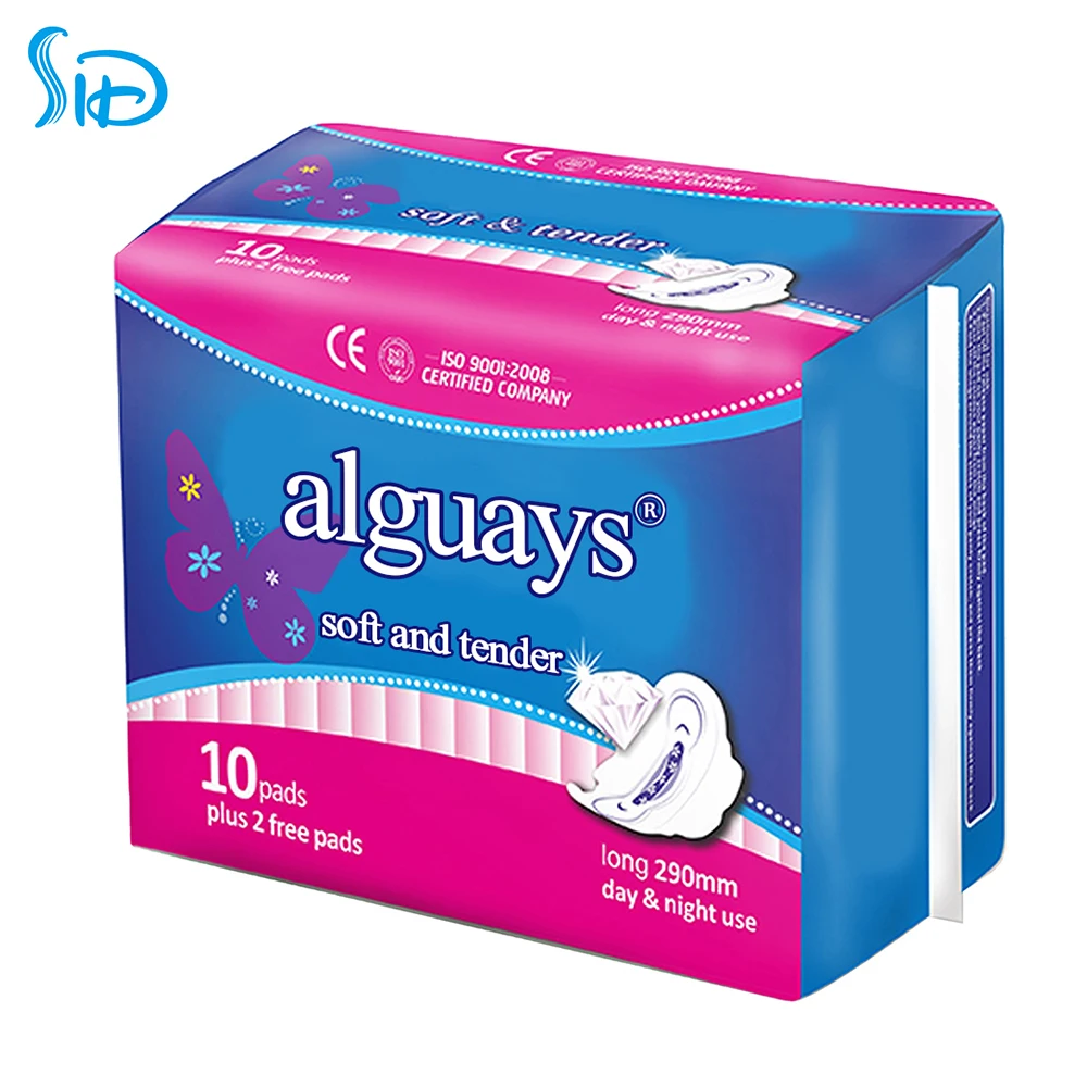 Hygiene Cotton  Sanitary Napkins Winged Lady Pad Manufacturer Price