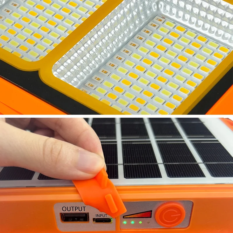 High brightness outdoor portable solar emergency light camping light LED solar flood light