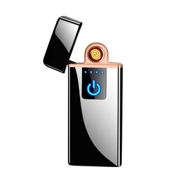 Electric Double-sided Tungsten Cigarette Lighter USB Charging lighter Portable Rechargeable Lighters