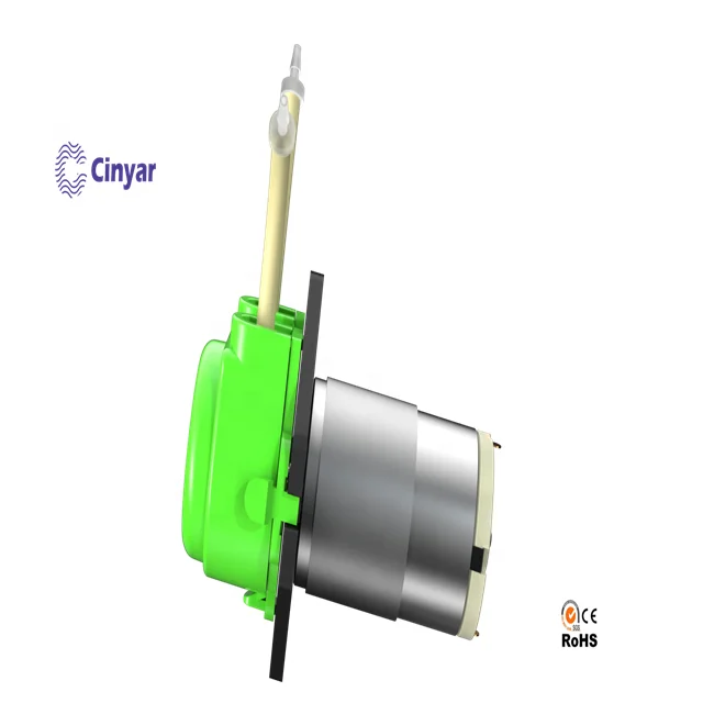 Cinyar OEM AQA Micro Mini Small Peristaltic Pump Easy Control High Reliability Constant Syringe Dosing Pump for Essential Oil