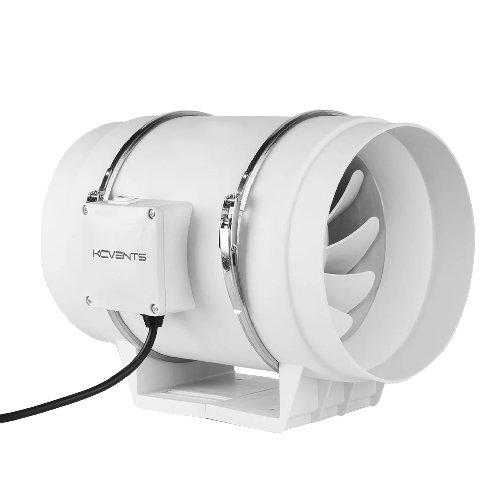 
AC 110V/220V Mixed Flow Inline Duct Fan For Bathroom, grow tents 