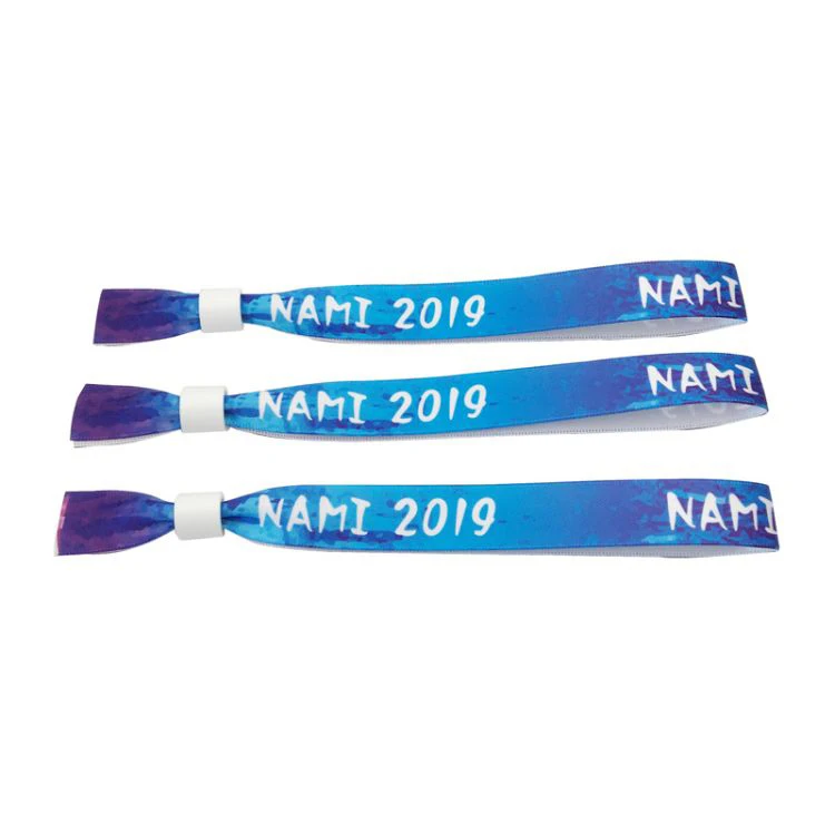 Promotional new design women custom fabric elastic wristbands bracelet