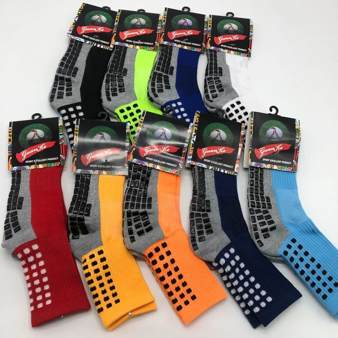 Promotional Low price in stock custom anti slip soccer socks football socks  men sports socks