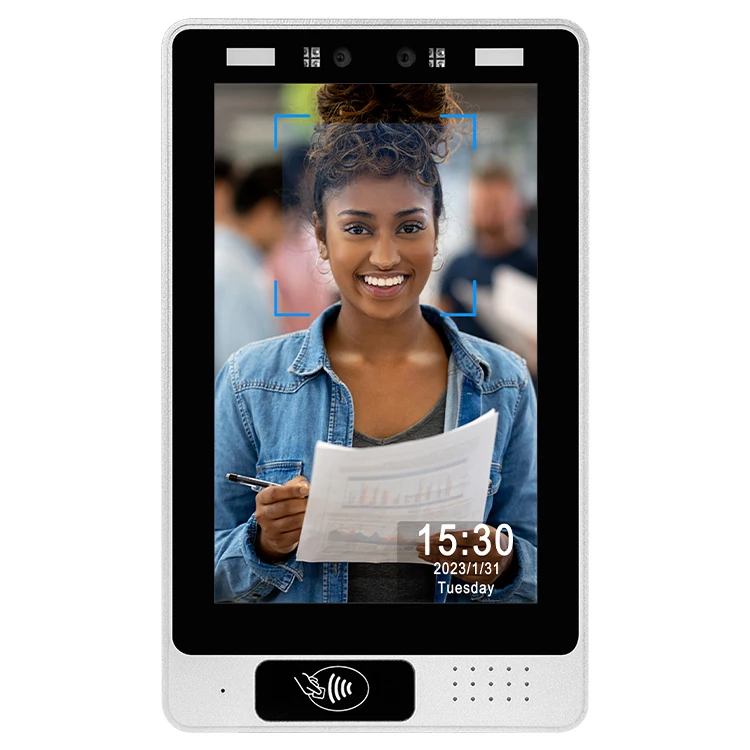 Интеллектуальный биометрический дисплей контроля доступа 800*1280