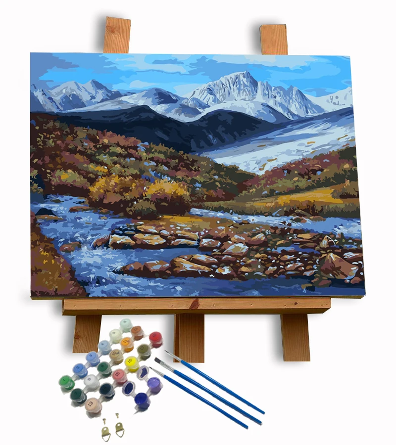 Canvas Diy Pintura Al Oleo Por Numero Kit Dibujo Digital Wall Oil Painting Paint by Numbers