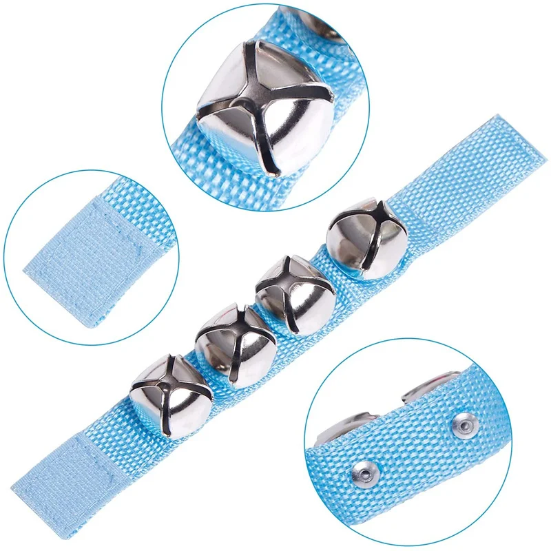 Wholesale hot selling Wrist foot hand children tambourine toy dancing percussion instrument jingle bells metal