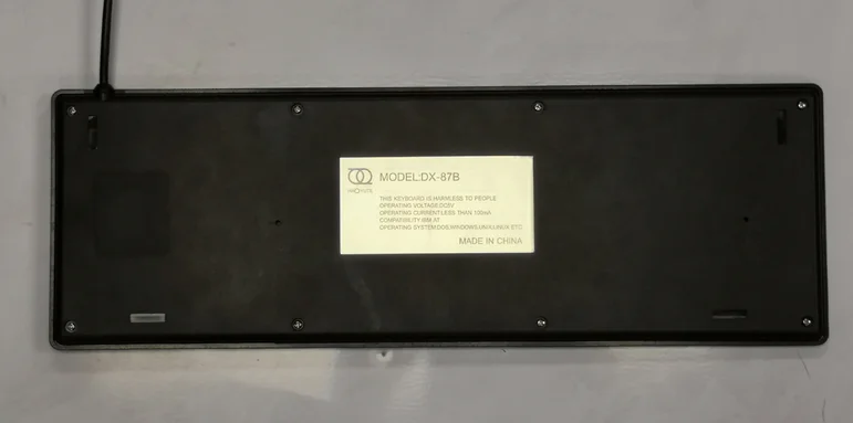 
DX-87B wired USB integrated industrial keyboard with trackball touchpad keyboard 