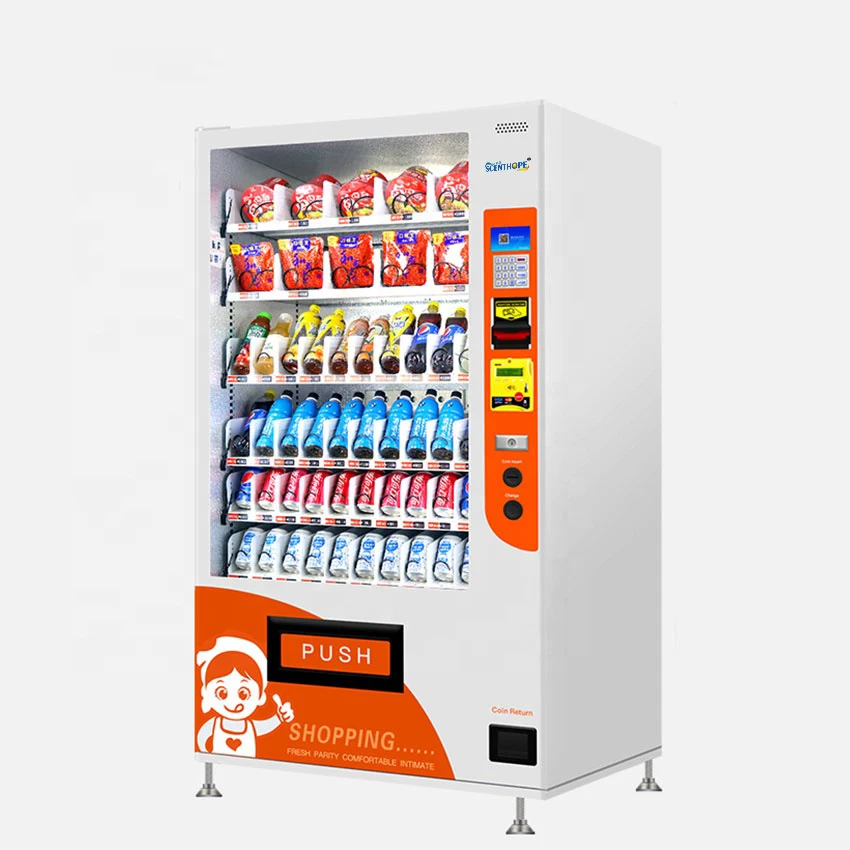 Automatic Vending Machine Snack Bottled Water Cold Drink Beer Convenient Store Subway Station Shopping Mall Vending Machine