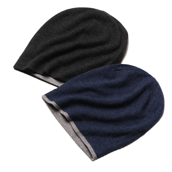High quality headwear beanie knitted men cashmere winter Dad Hat