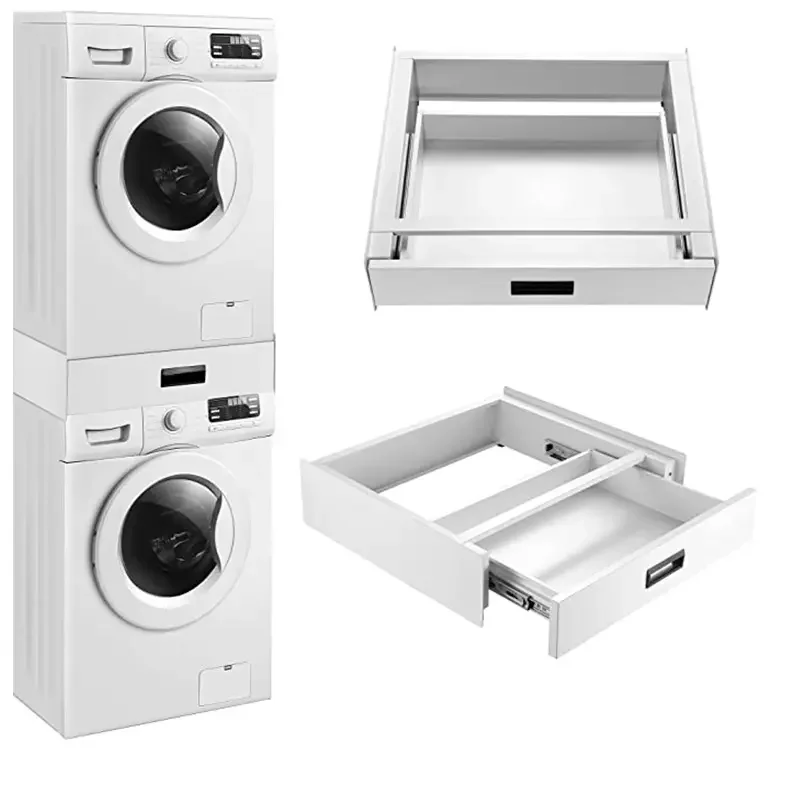 Powder Coating Finish Under Washing Machine Cabinet Base Storage Cabinet Shelf Frame Rack With Drawer