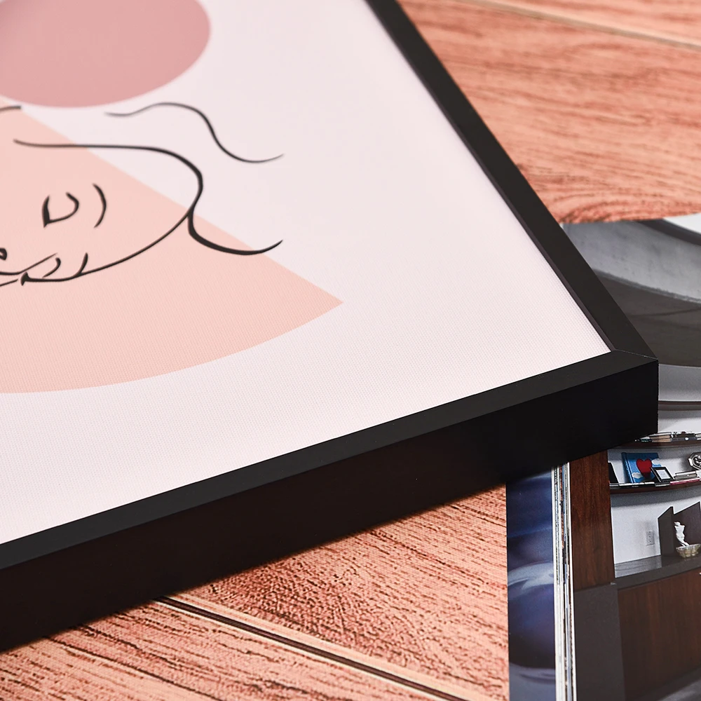 Minimalist Family Portrait Canvas Poster Abstract Wall Art Baby Line Drawing Art Decoration Design Wholesale